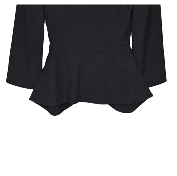 Wilfred Selina Blazer Peplum Single Button Black Size 00 - Picture 11 of 16